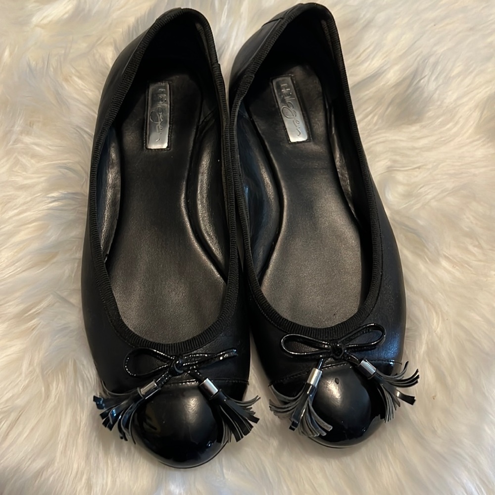 Black Halogen flats